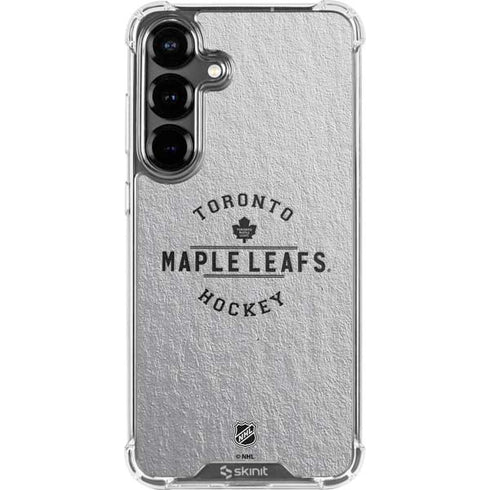 NHL Toronto Maple Leafs Black Text Galaxy S26 Plus Clear Case