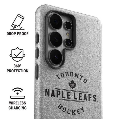 NHL Toronto Maple Leafs Black Text Galaxy S26 Ultra Impact Case