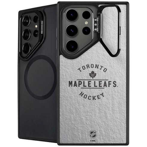 NHL Toronto Maple Leafs Black Text Galaxy S26 Ultra Kickstand Case