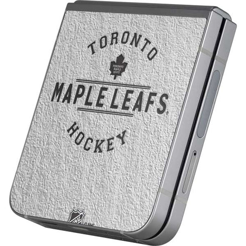 NHL Toronto Maple Leafs Black Text Galaxy Z Flip6 Skin