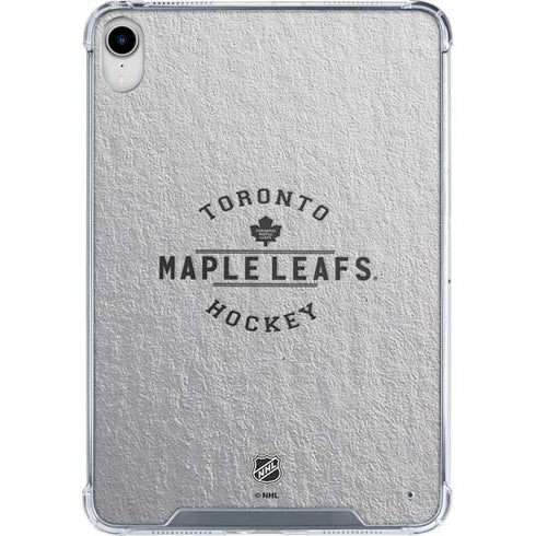 NHL Toronto Maple Leafs Black Text iPad 11th Gen (2025) Clear Case