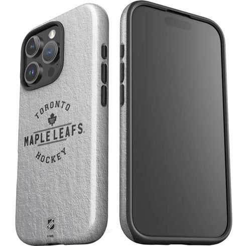NHL Toronto Maple Leafs Black Text iPhone 16 Pro Impact Case