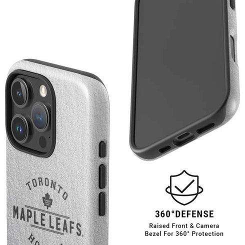 NHL Toronto Maple Leafs Black Text iPhone 16 Pro Magsafe Impact Case