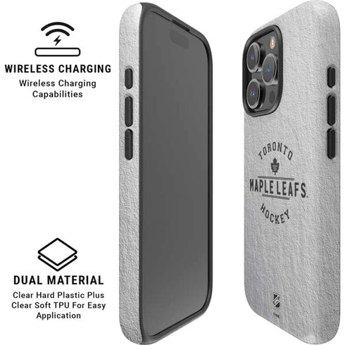 NHL Toronto Maple Leafs Black Text iPhone 16 Pro Max Magsafe Impact Case