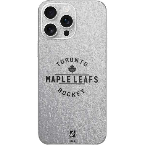 NHL Toronto Maple Leafs Black Text iPhone 16 Pro Max Skin