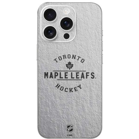 NHL Toronto Maple Leafs Black Text iPhone 16 Pro Skin