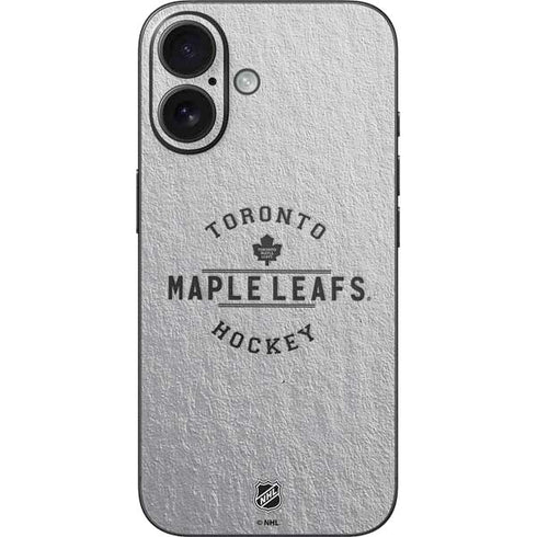 NHL Toronto Maple Leafs Black Text iPhone 16 Skin