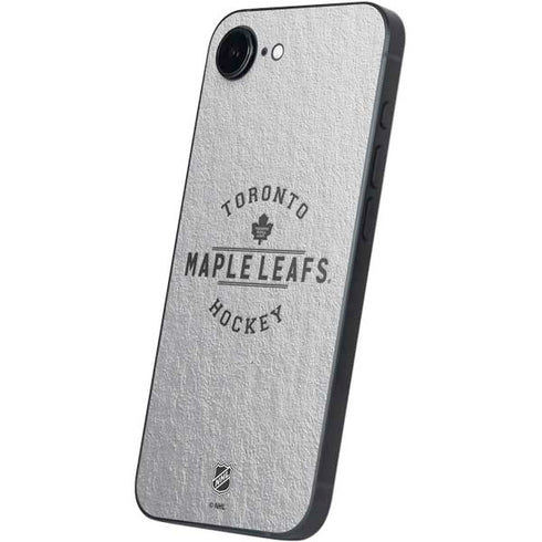 NHL Toronto Maple Leafs Black Text iPhone 16e Skin