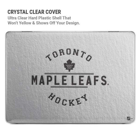 NHL Toronto Maple Leafs Black Text MacBook Pro 14in (2021-24) Case plus Skin