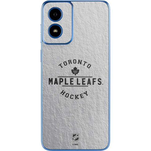NHL Toronto Maple Leafs Black Text Moto G Play 4G (2024) Skin