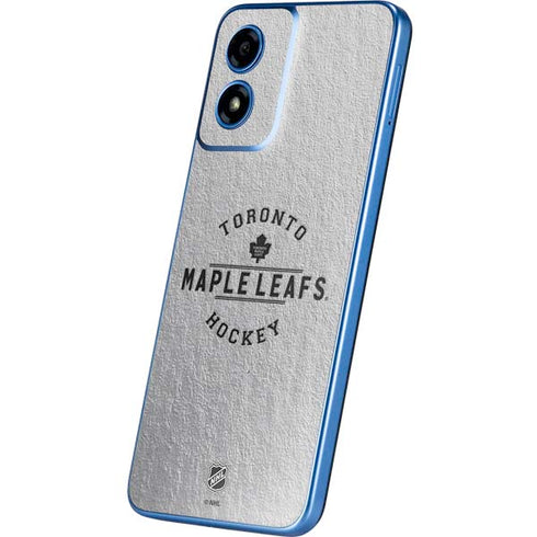 NHL Toronto Maple Leafs Black Text Moto G Play 4G (2024) Skin