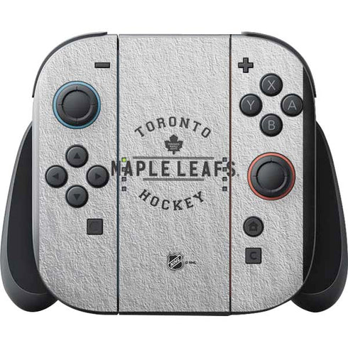NHL Toronto Maple Leafs Black Text Nintendo Switch 2 (2025) with Joy-Con Skin