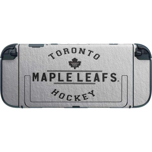NHL Toronto Maple Leafs Black Text Nintendo Switch 2 (2025) with Joy-Con Skin