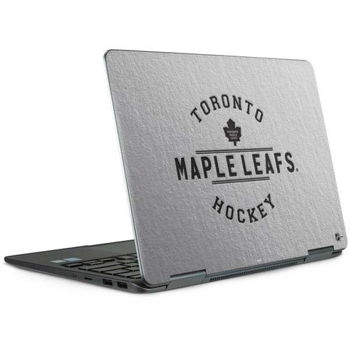 NHL Toronto Maple Leafs Black Text Notebook 9 Pro 13in (2017) Skin