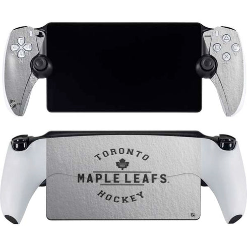 NHL Toronto Maple Leafs Black Text PlayStation Portal Remote Player Skin