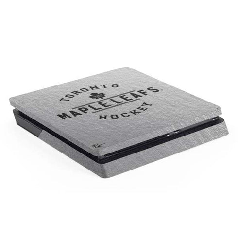 NHL Toronto Maple Leafs Black Text PS4 Slim Skin