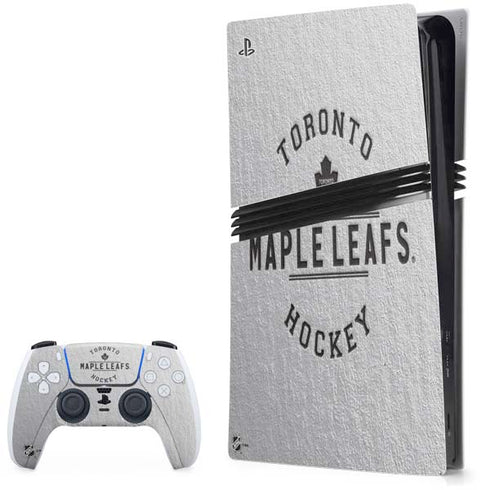 NHL Toronto Maple Leafs Black Text PlayStation PS5 Skins