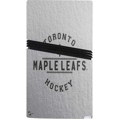 NHL Toronto Maple Leafs Black Text PS5 Pro Console Skin