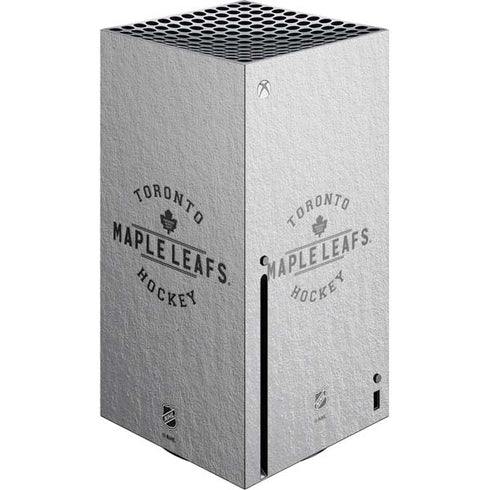 NHL Toronto Maple Leafs Black Text Xbox Series X Skins