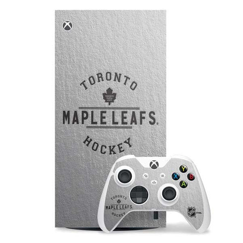 NHL Toronto Maple Leafs Black Text Xbox Series X Skins