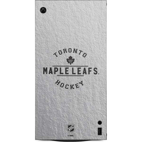 NHL Toronto Maple Leafs Black Text XBox Series X Digital Edition Console Skin