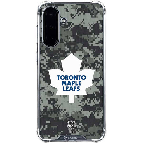 NHL Toronto Maple Leafs Camo Galaxy A36 5G Clear Case
