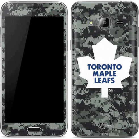 NHL Toronto Maple Leafs Camo Galaxy J3 Skin