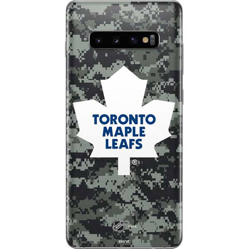 NHL Toronto Maple Leafs Camo Galaxy S10 Plus Skin