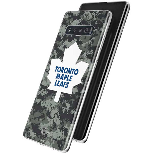 NHL Toronto Maple Leafs Camo Galaxy S10 Plus Skin