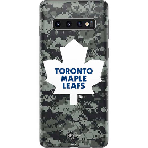 NHL Toronto Maple Leafs Camo Galaxy S10 Skin