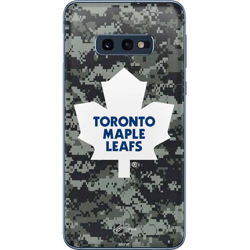 NHL Toronto Maple Leafs Camo Galaxy S10e Skin