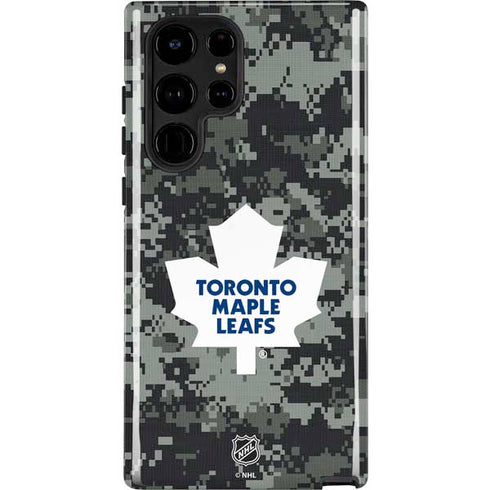 NHL Toronto Maple Leafs Camo Galaxy S25 Ultra Impact Case