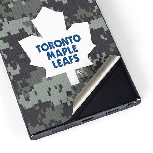 NHL Toronto Maple Leafs Camo Galaxy S25 Ultra Skin