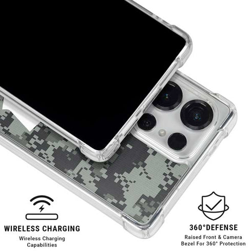 NHL Toronto Maple Leafs Camo Galaxy S25 Ultra Clear Case