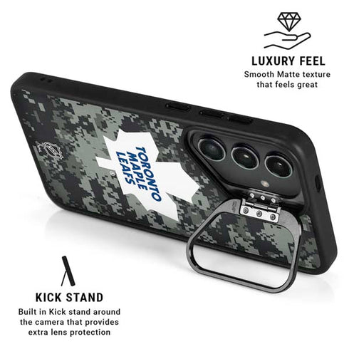 NHL Toronto Maple Leafs Camo Galaxy S26 Kickstand Case