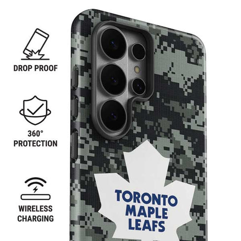 NHL Toronto Maple Leafs Camo Galaxy S26 Ultra Impact Case