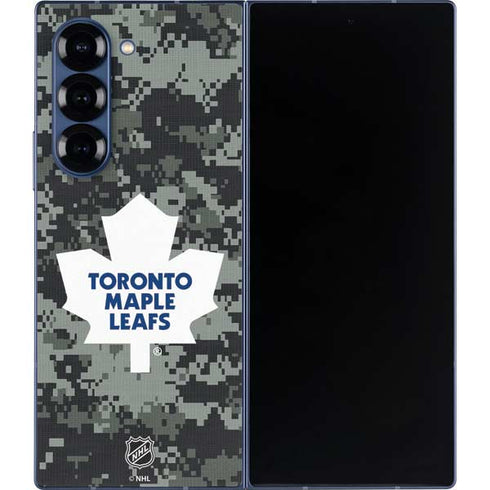 NHL Toronto Maple Leafs Camo Galaxy Z Fold6 Skin