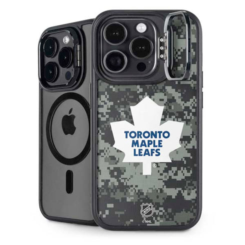 NHL Toronto Maple Leafs Camo iPhone 14 Pro Max Kickstand Case