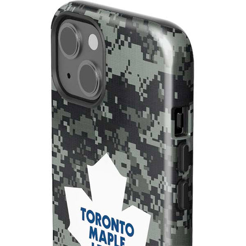 NHL Toronto Maple Leafs Camo iPhone 15 Impact Case