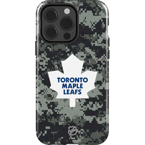 NHL Toronto Maple Leafs Camo iPhone 15 Pro Impact Case