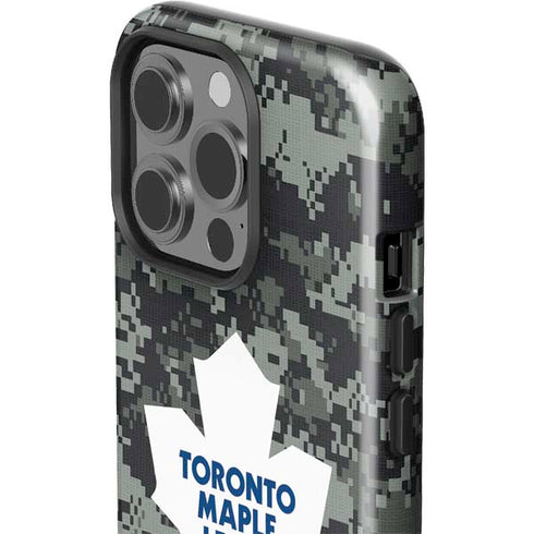 NHL Toronto Maple Leafs Camo iPhone 15 Pro Impact Case