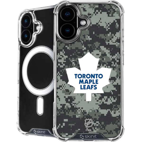 NHL Toronto Maple Leafs Camo iPhone 16 MagSafe Case