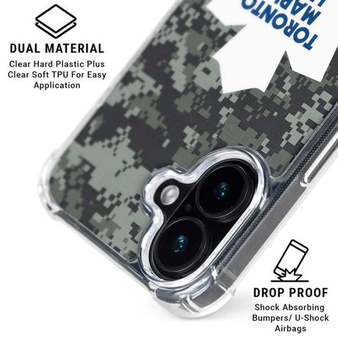 NHL Toronto Maple Leafs Camo iPhone 16 MagSafe Case