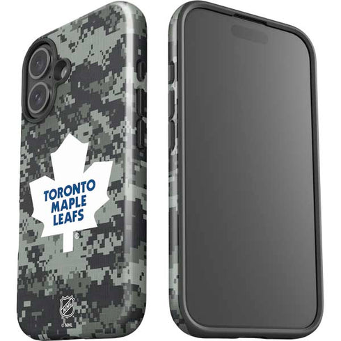 NHL Toronto Maple Leafs Camo iPhone 16 Plus Impact Case