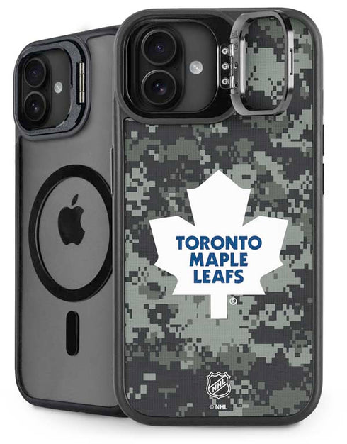NHL Toronto Maple Leafs Camo iPhone 16 Plus Kickstand Case
