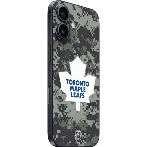 NHL Toronto Maple Leafs Camo iPhone 16 Plus Skin