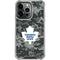 NHL Toronto Maple Leafs Camo iPhone 16 Pro Clear Case