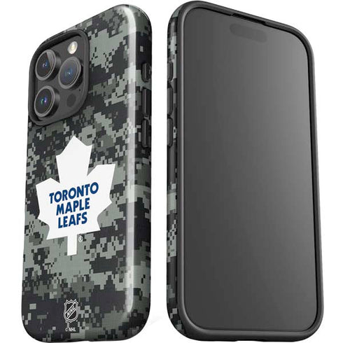 NHL Toronto Maple Leafs Camo iPhone 16 Pro Max Impact Case
