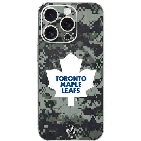NHL Toronto Maple Leafs Camo iPhone 16 Pro Skin