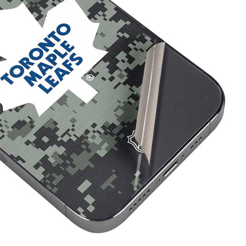 NHL Toronto Maple Leafs Camo iPhone 16 Pro Skin